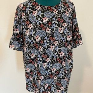 Loft 3/4 Ruffle Sleeve Top 16